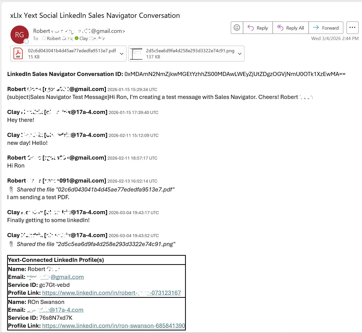 Yext Social LinkedIn Sample